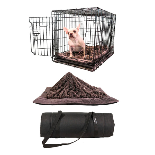 Travel & Crate Mat Grey (Small)   21.5"x 30"