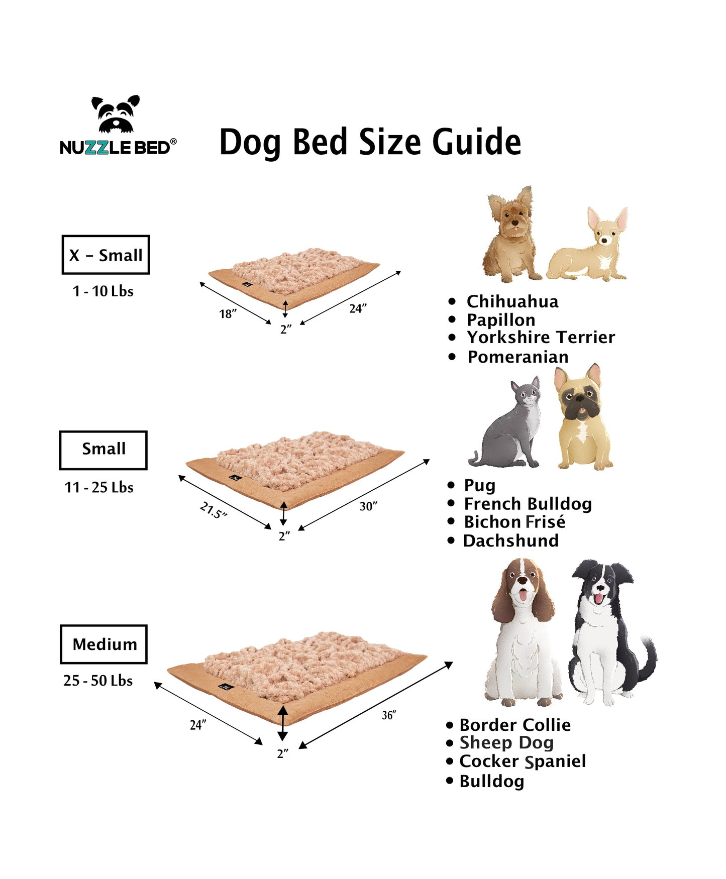 Travel & Crate Mat Beige (XSmall) 18"x 24"